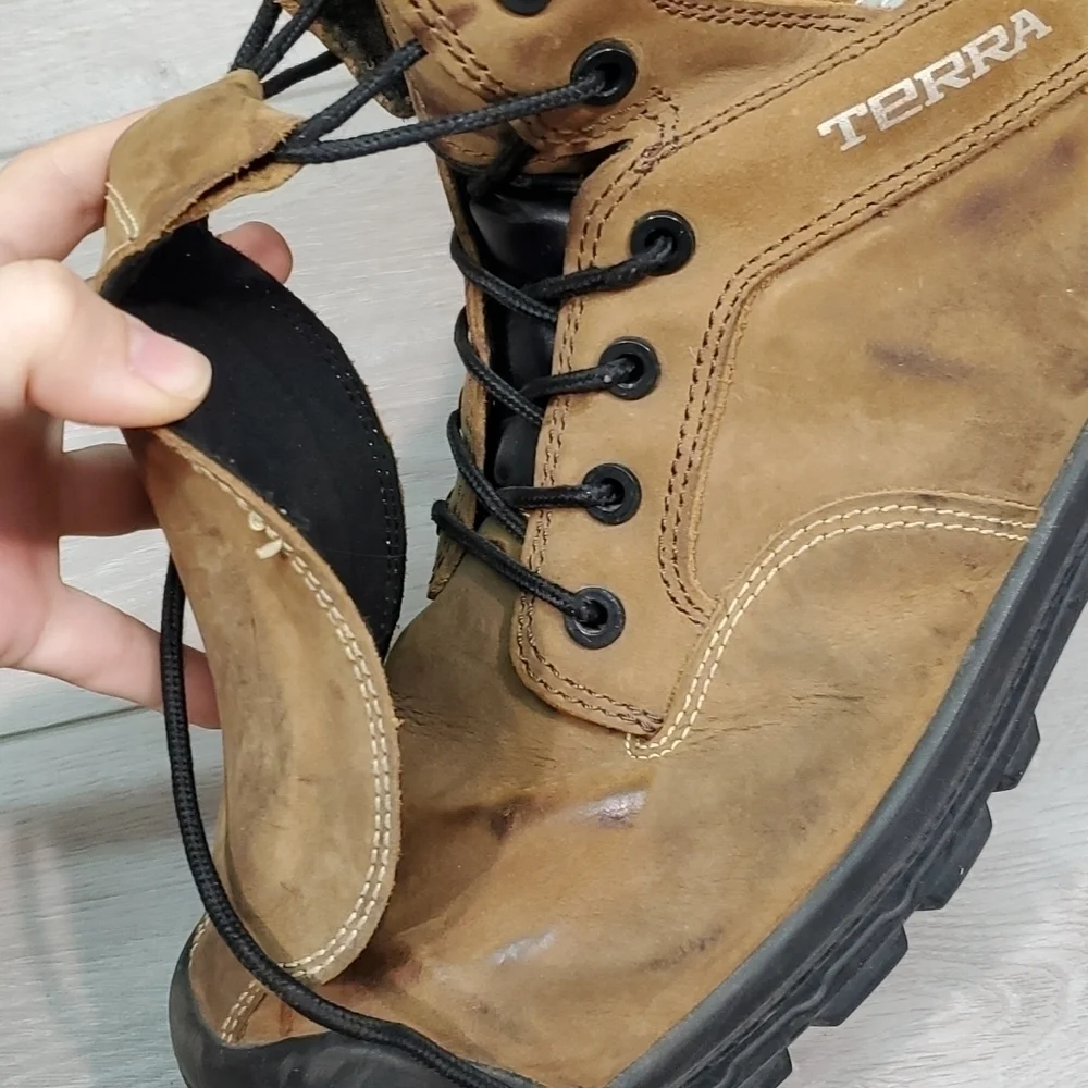 Terra Mens Work Safty Welding Boots shoes sz 12